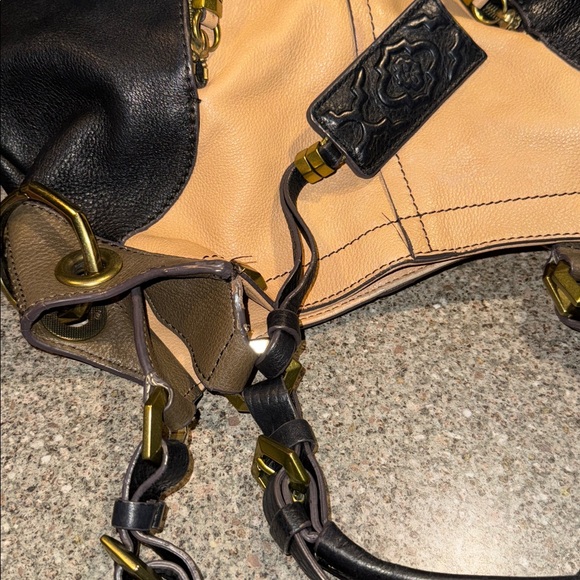 Oryany leather color block hobo purse - Picture 6 of 6